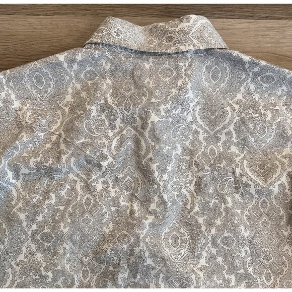 Stetson NEW Men's Large Medallion Long Sleeve Pearl Snap Western Shirt Cowboy - Picture 11 of 15